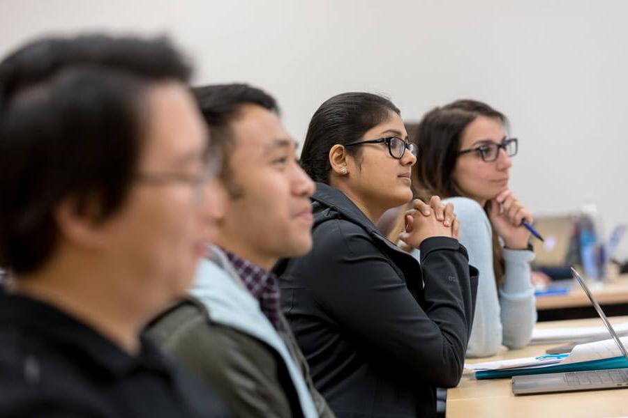 students in class